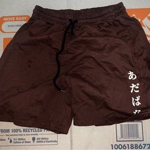 Nice brown shorts , smooth and soft